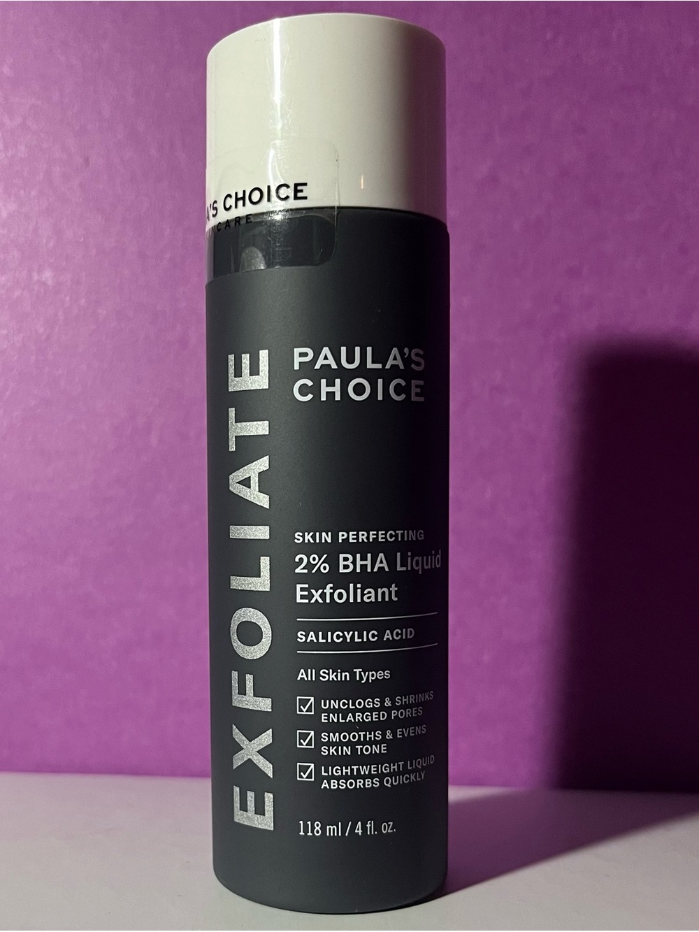 Paula's Choice - EXFOLIATE - 2% BHA liquid exfoliant (Exp. 06/27)